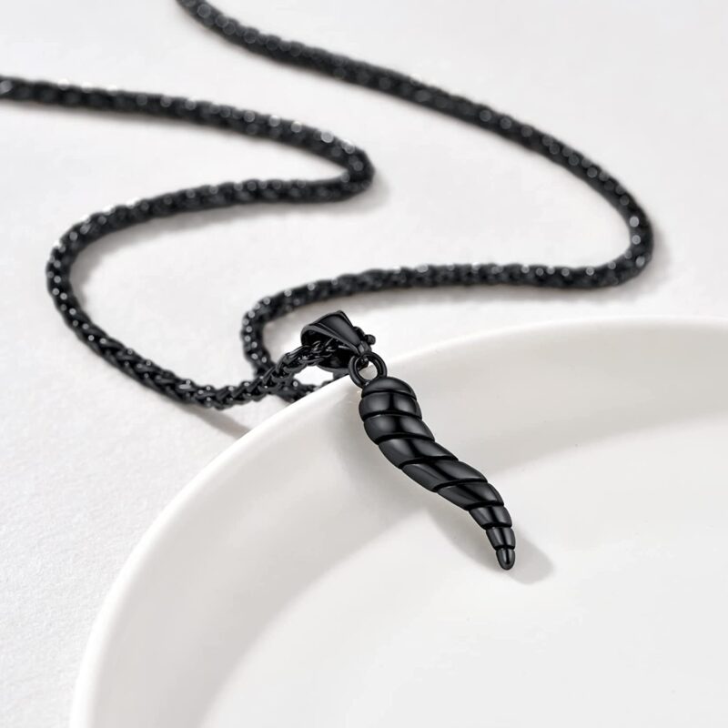 Mens Italian Horn Necklace