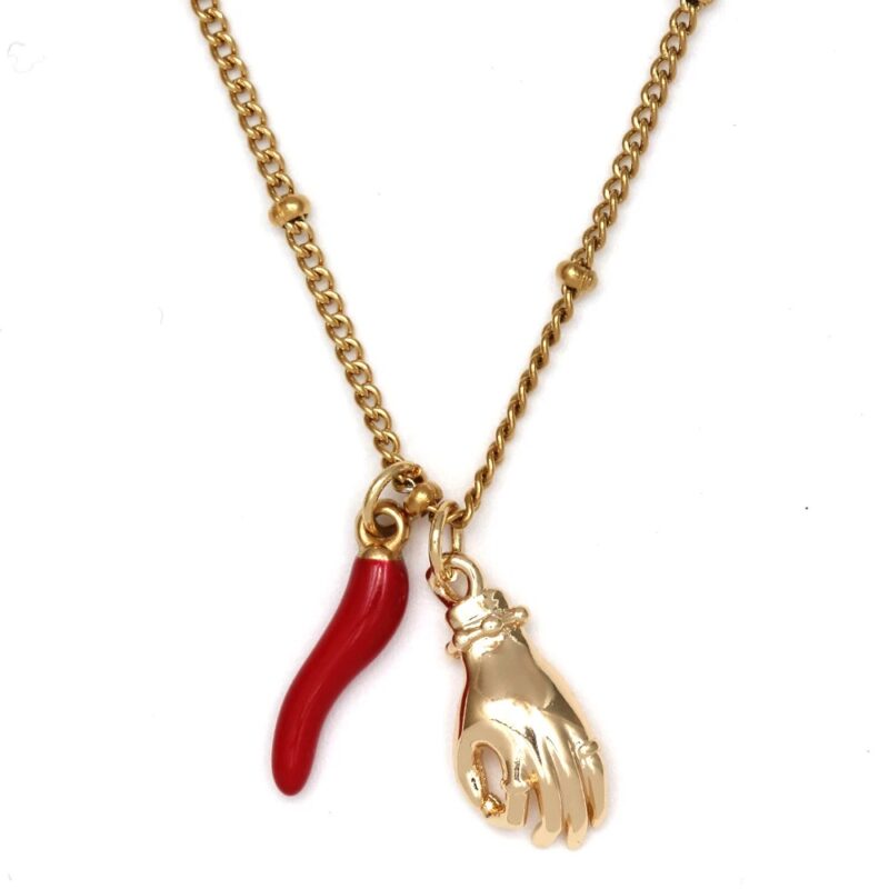 Italian Horn Necklace For Women